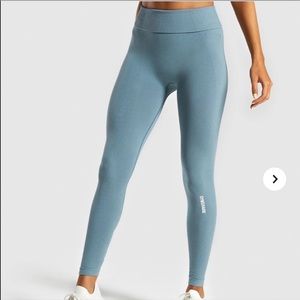 Gymshark Power Down stormy turquoise legging